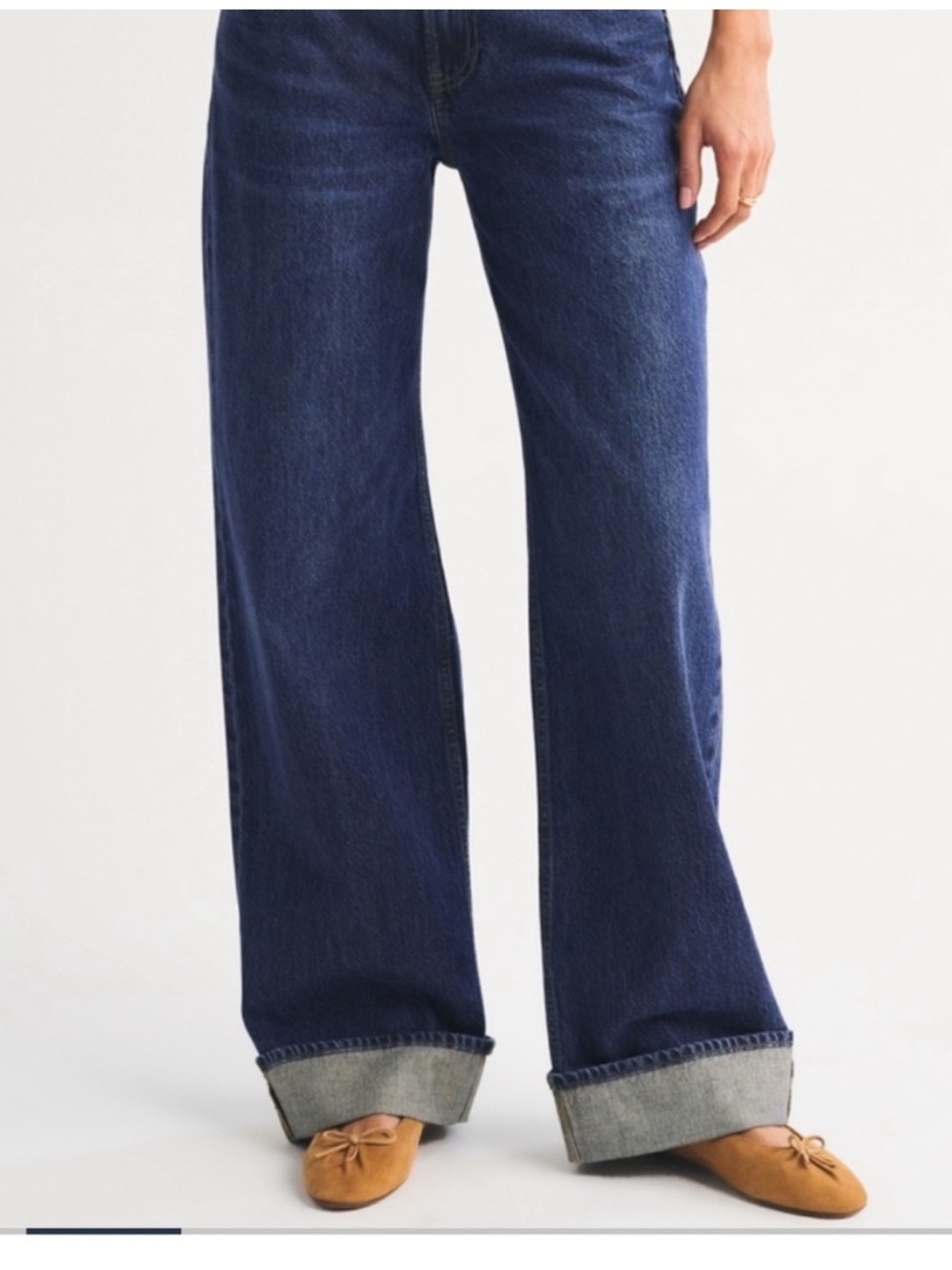 Abercrombie & Fitch Baggy Low Rise Jeans